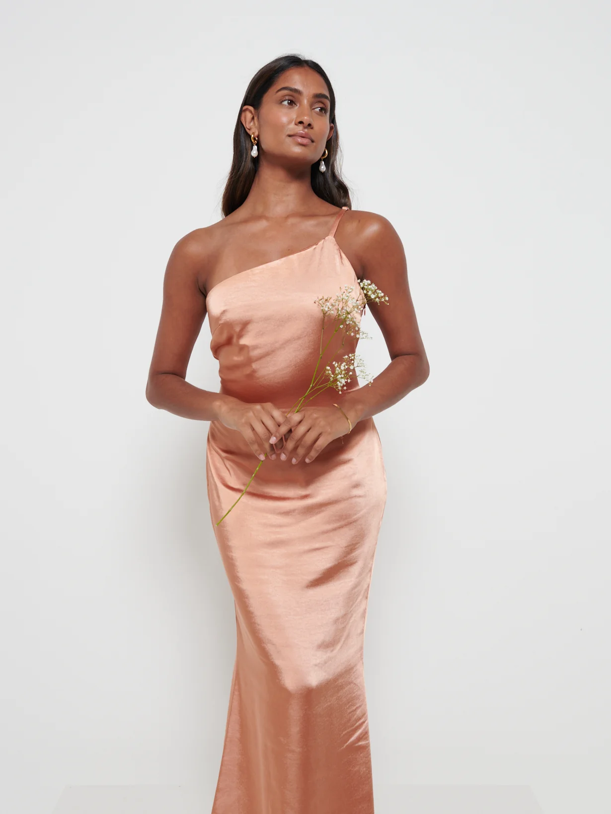 Amelia Maxi Bridesmaid Dress - Matte Cinnamon - Image 2