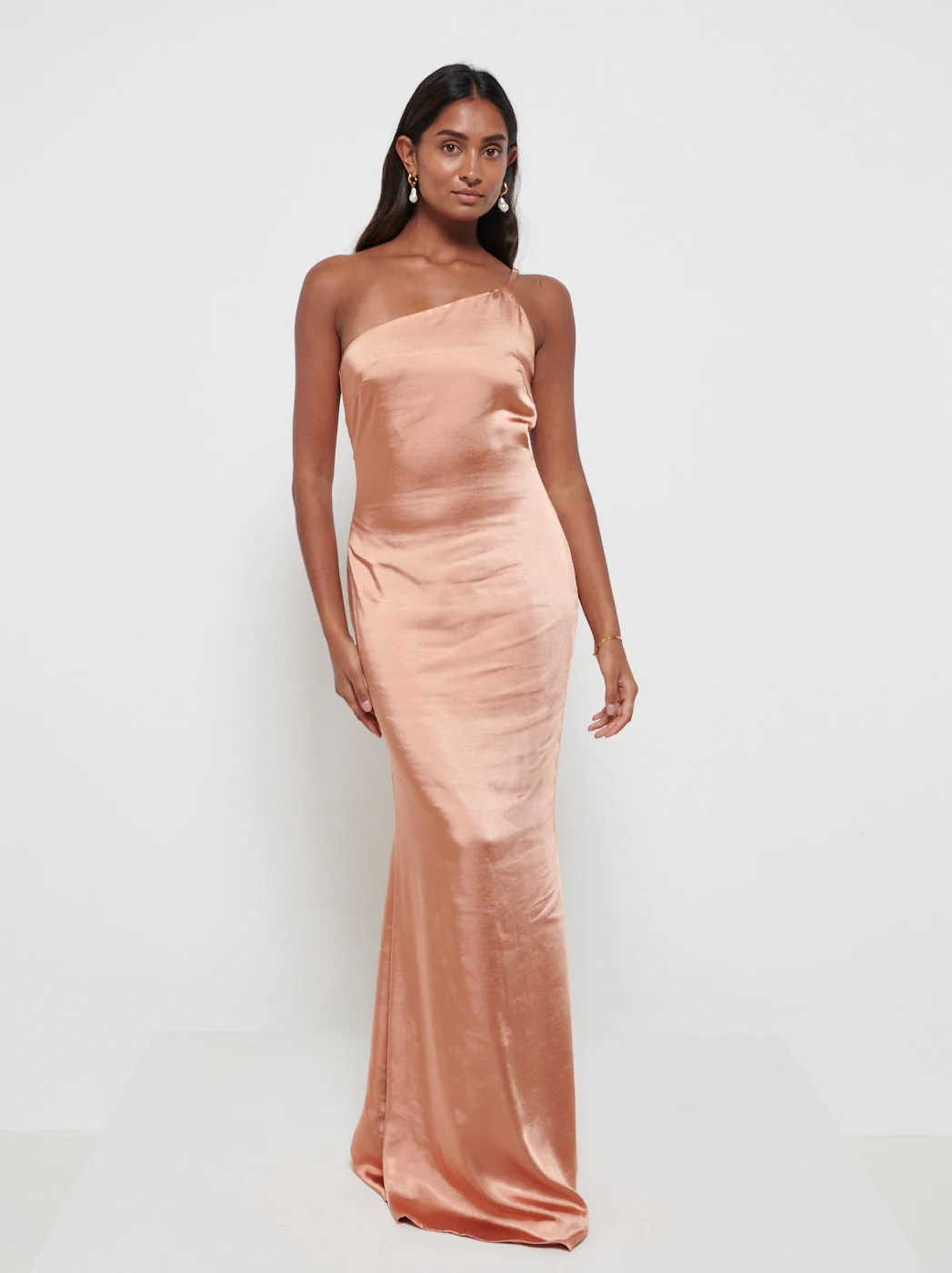 Amelia Maxi Bridesmaid Dress - Matte Cinnamon - Image 4