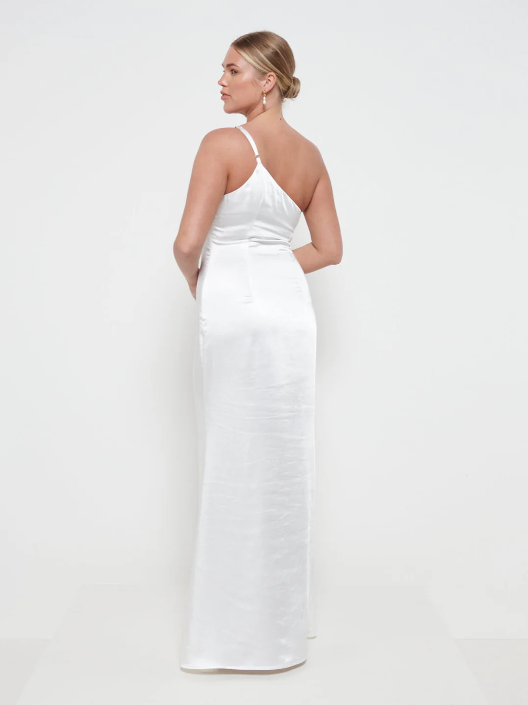 Amelia Maxi Bridesmaid Dress - Matte Ivory - Image 3