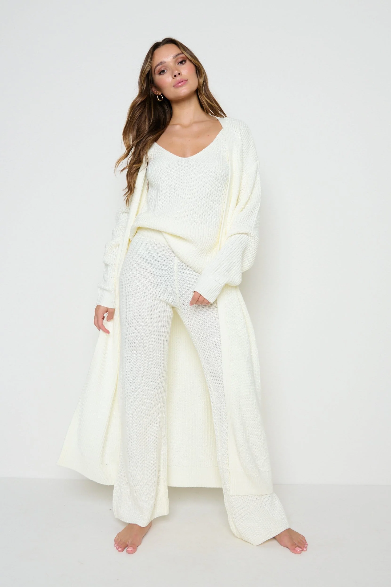 Arden Maxi Cardigan - Cream
