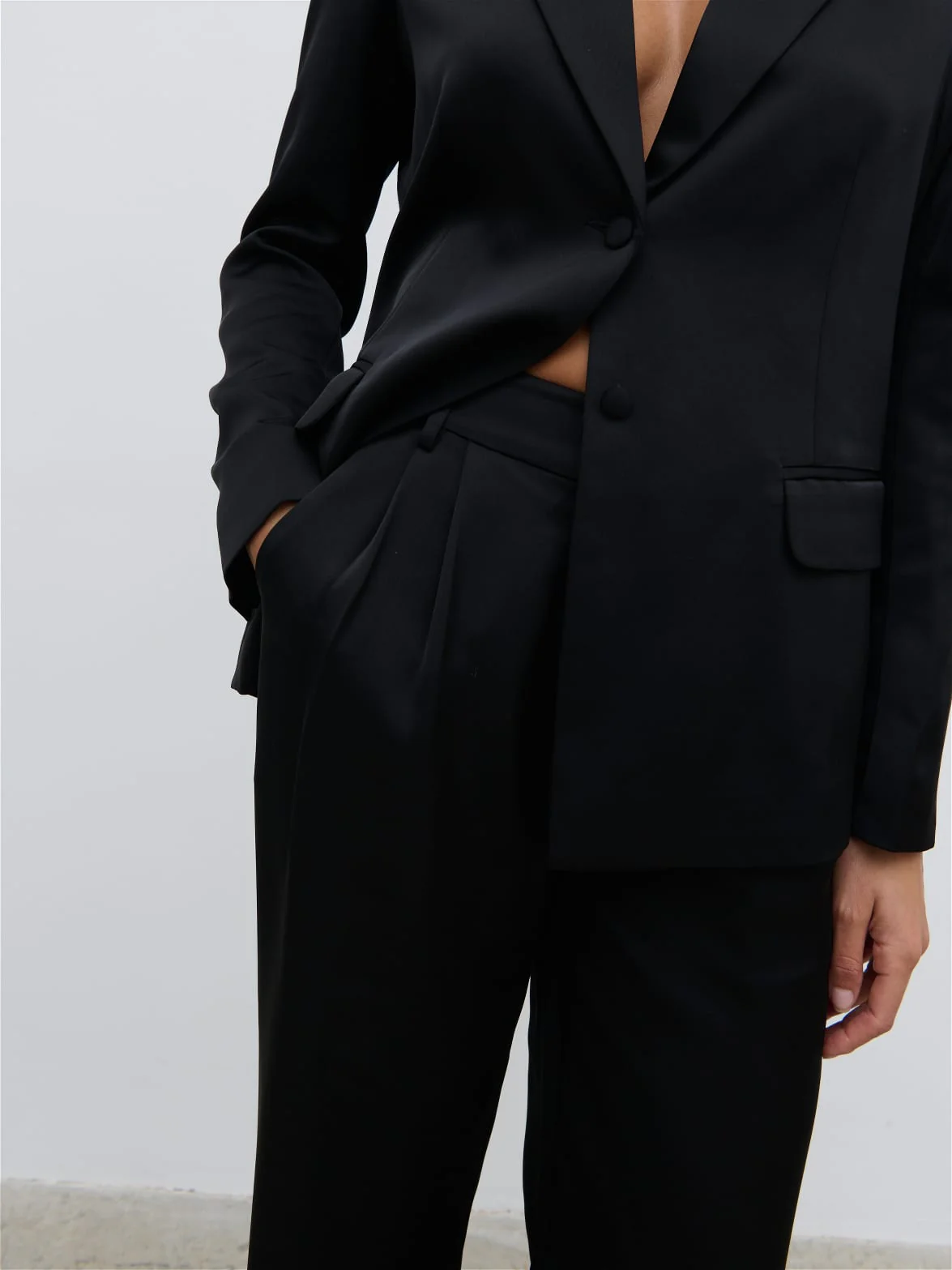 Callie Suit Trousers - Black - Image 3