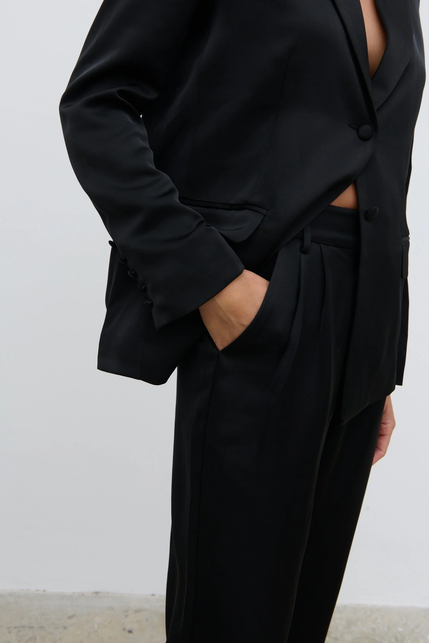 Callie Suit Trousers - Black - Image 7