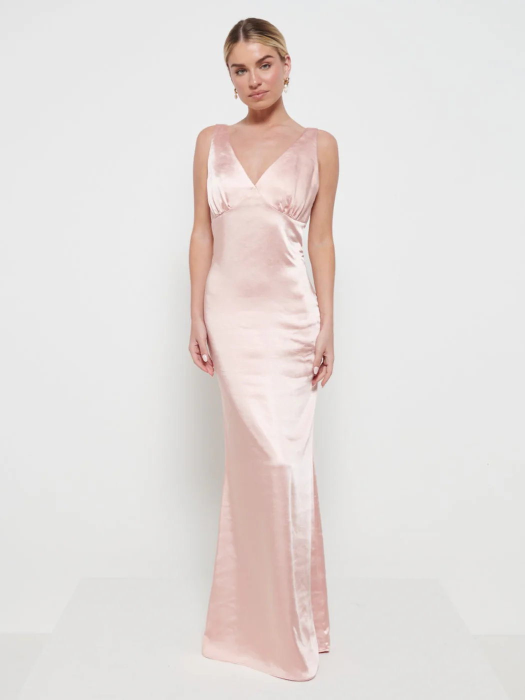 Esmee Maxi Bridesmaid Dress - Matte True Blush
