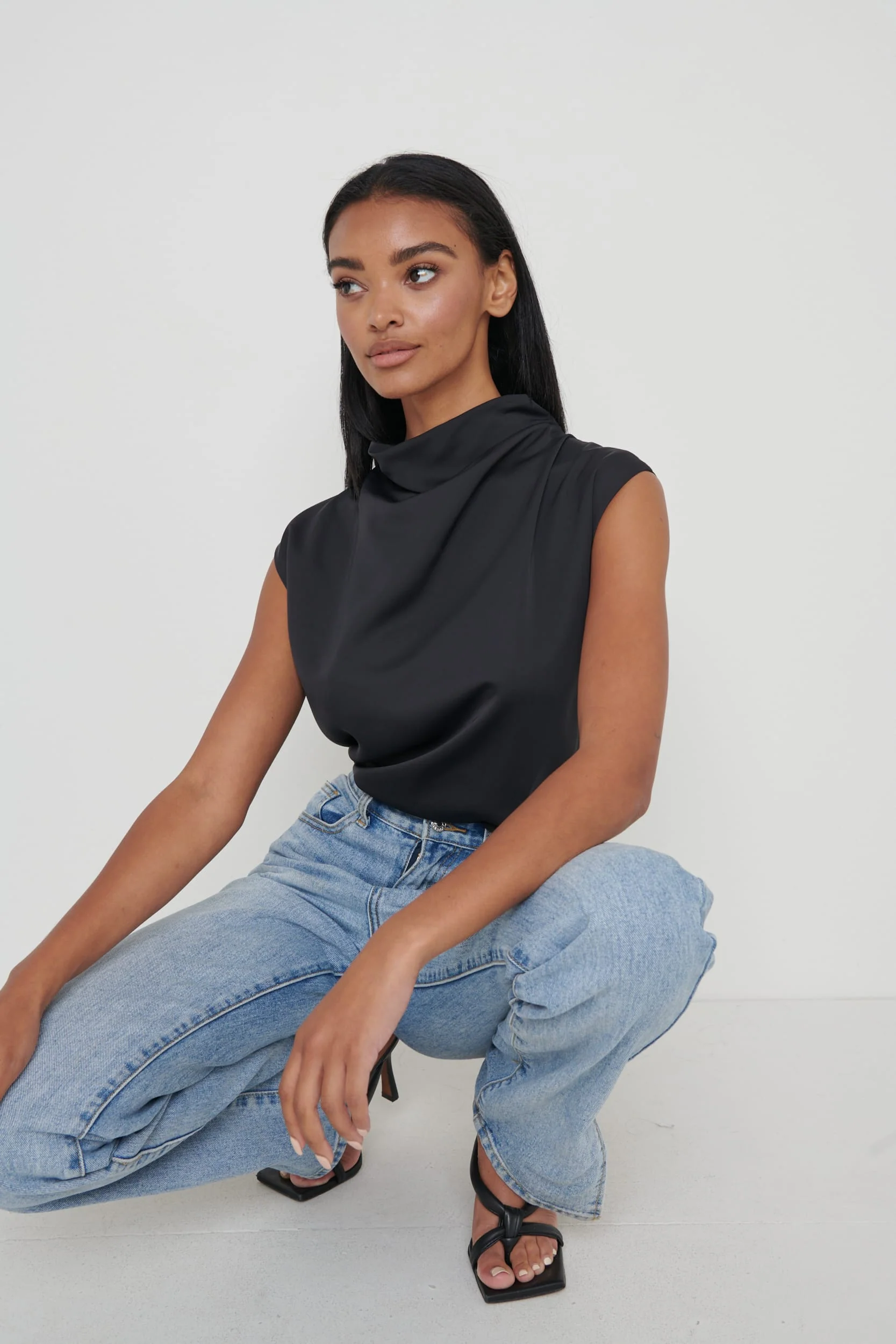 Farrah Blouse - Black - Image 5
