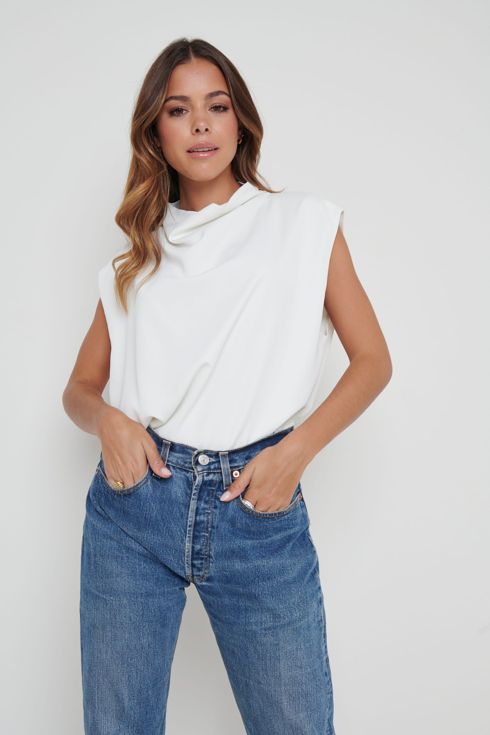 Farrah Blouse - White - Image 2