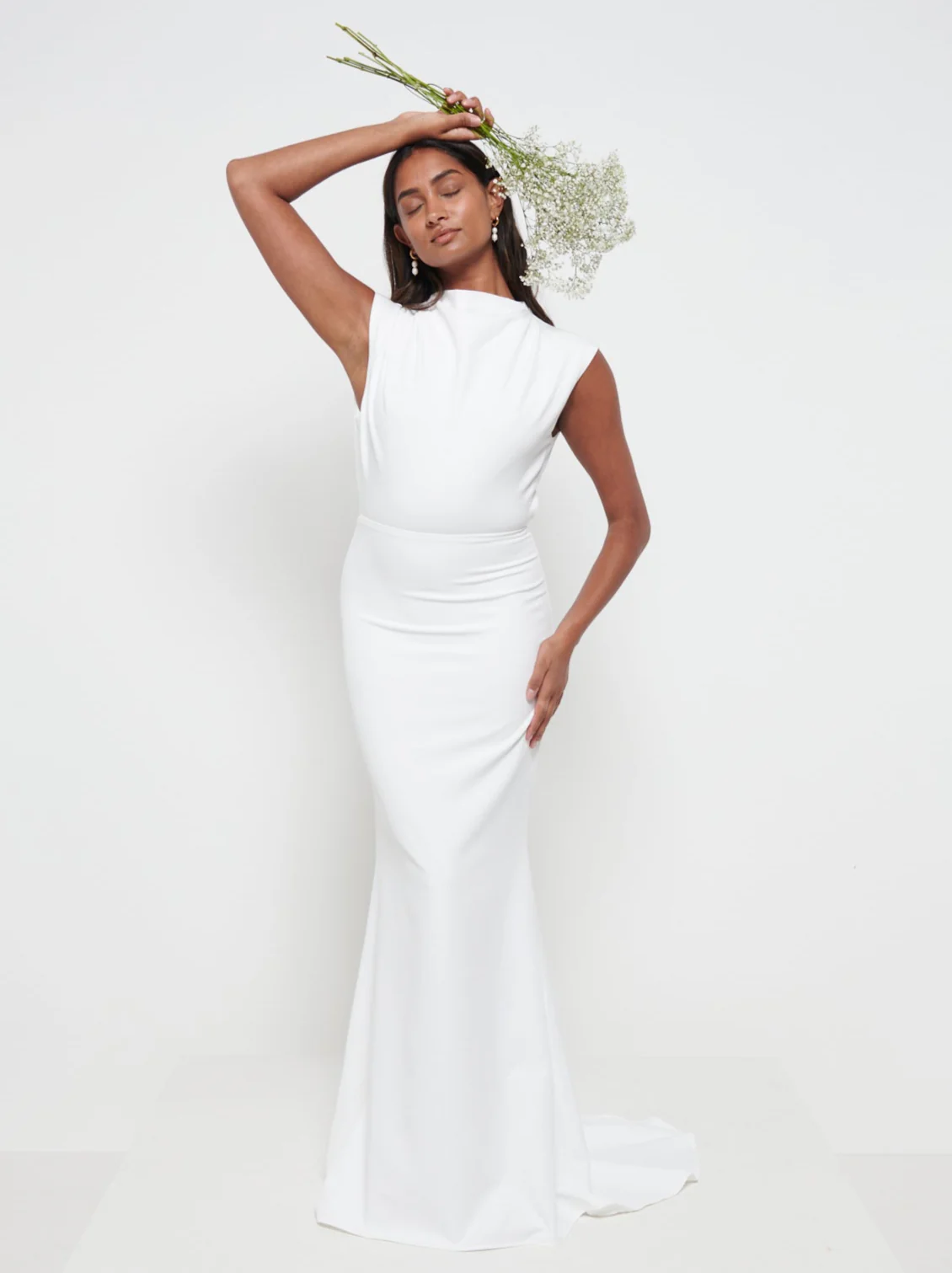Farrah Maxi Dress - Matte Ivory - Image 4