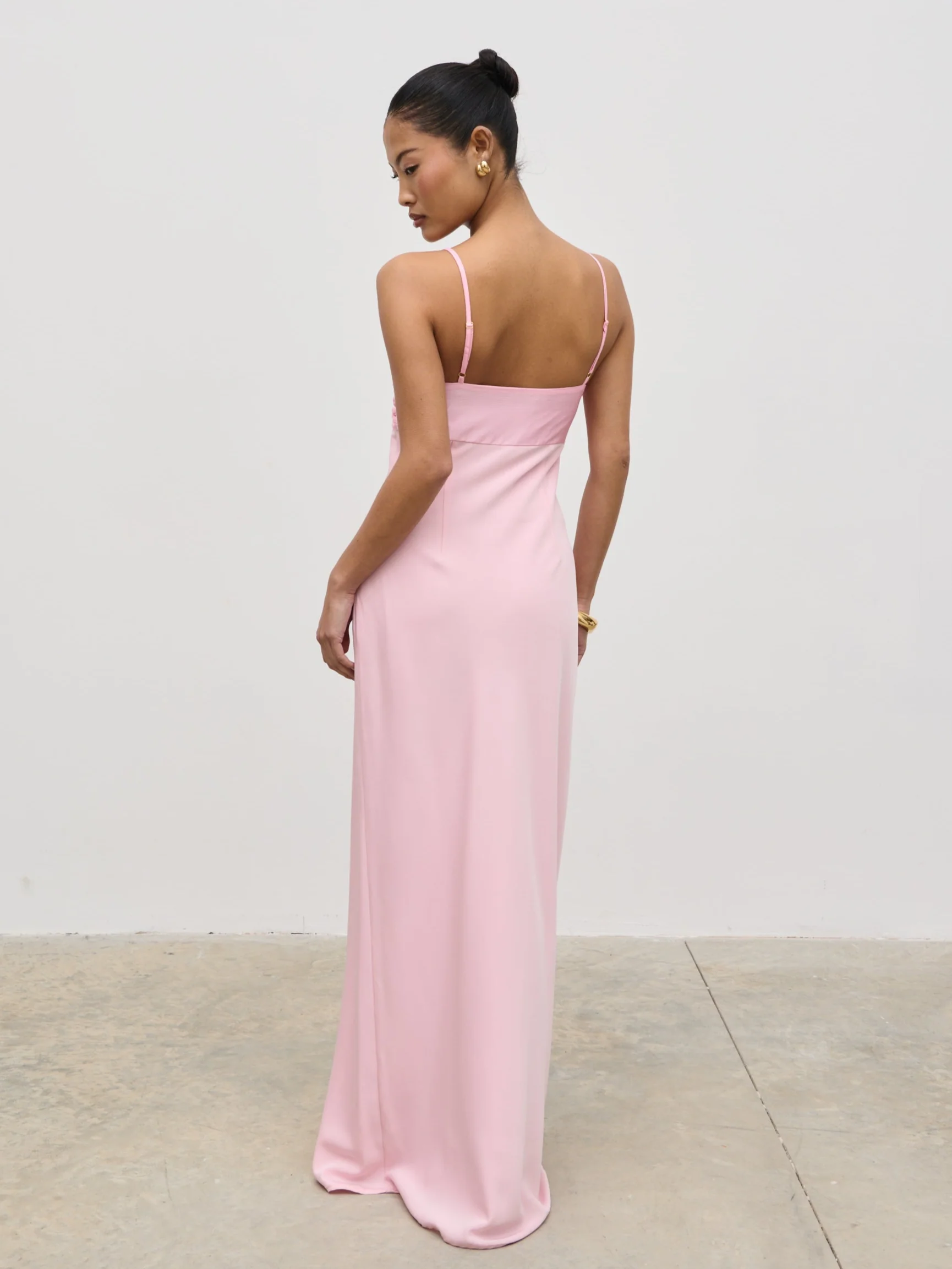 Joely Contrast Maxi Dress - Peony Pink - Image 6