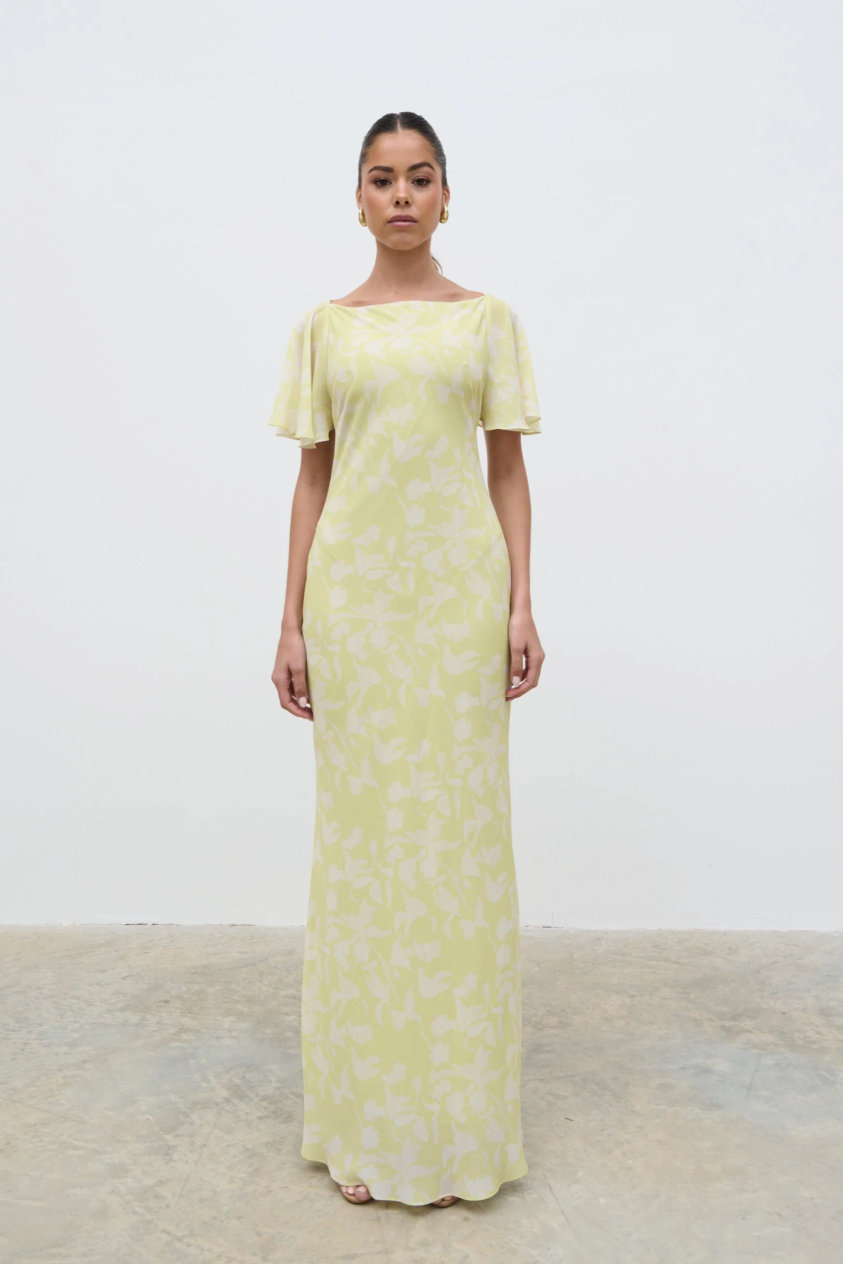 Jules Maxi Dress - Pear Sorbet Botanic - Image 7