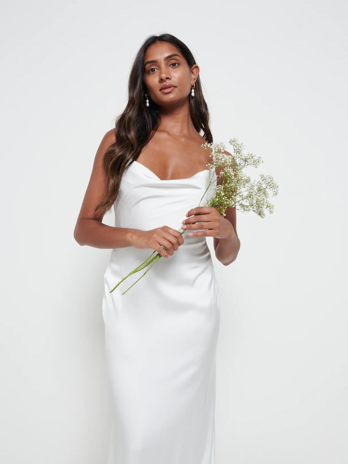 Keisha Backless Maxi Dress - Ivory - Image 2