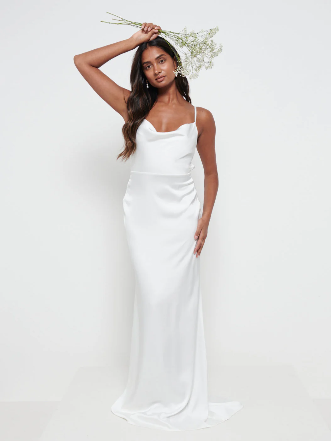 Keisha Backless Maxi Dress - Ivory - Image 4