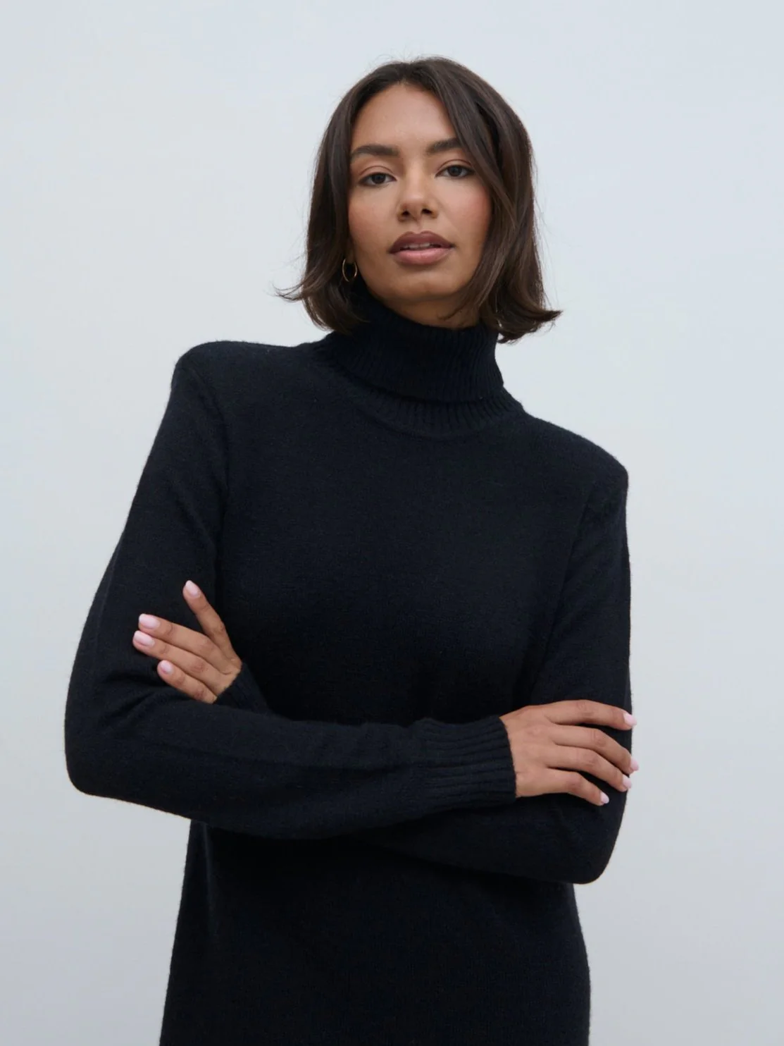Marleigh Midaxi Knit Dress - Black - Image 3