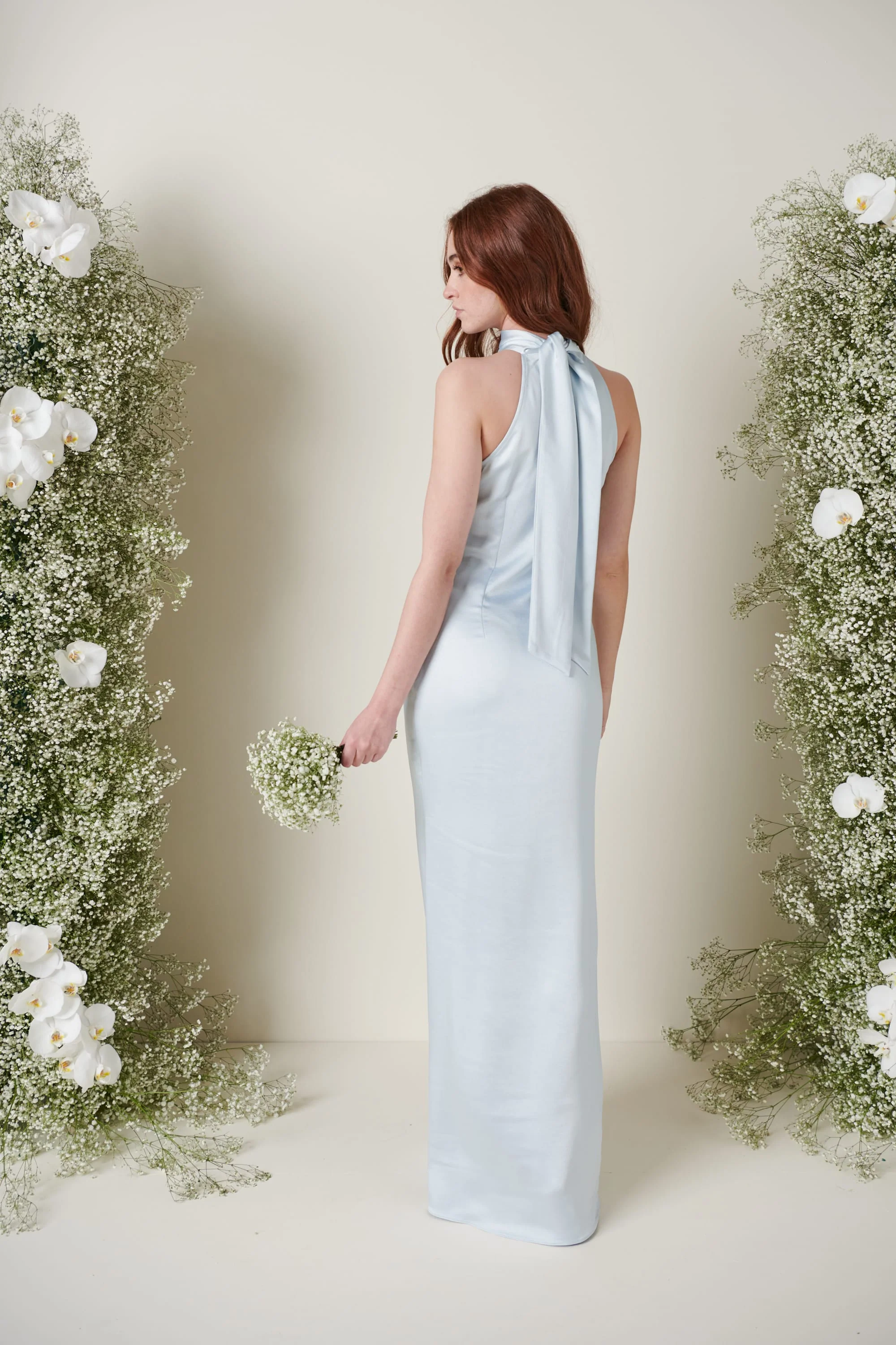 Odelle Maxi Bridesmaid Dress - Matte Ice Blue - Image 3