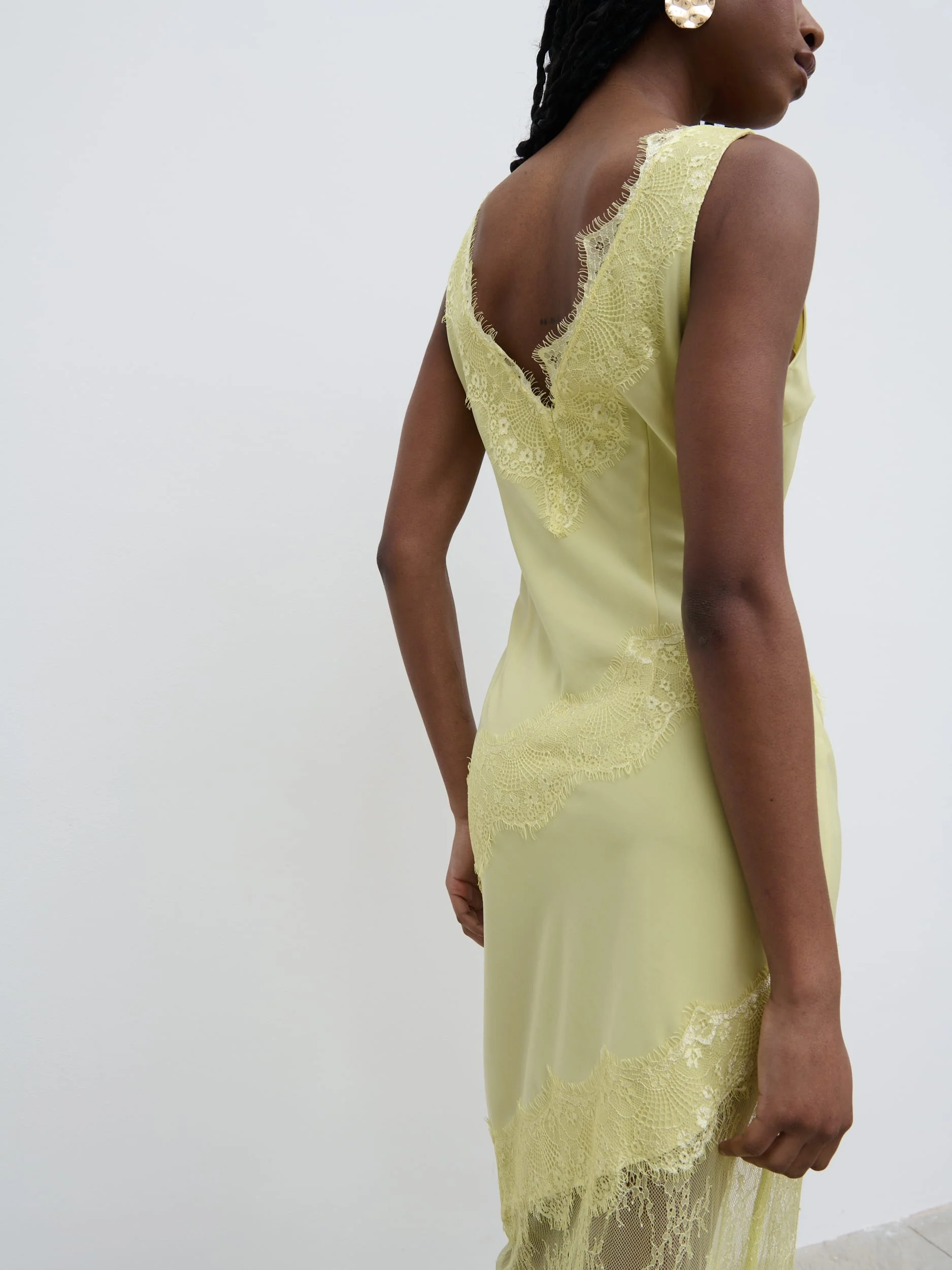 Robin Slip Maxi Dress - Pear Sorbet - Image 3
