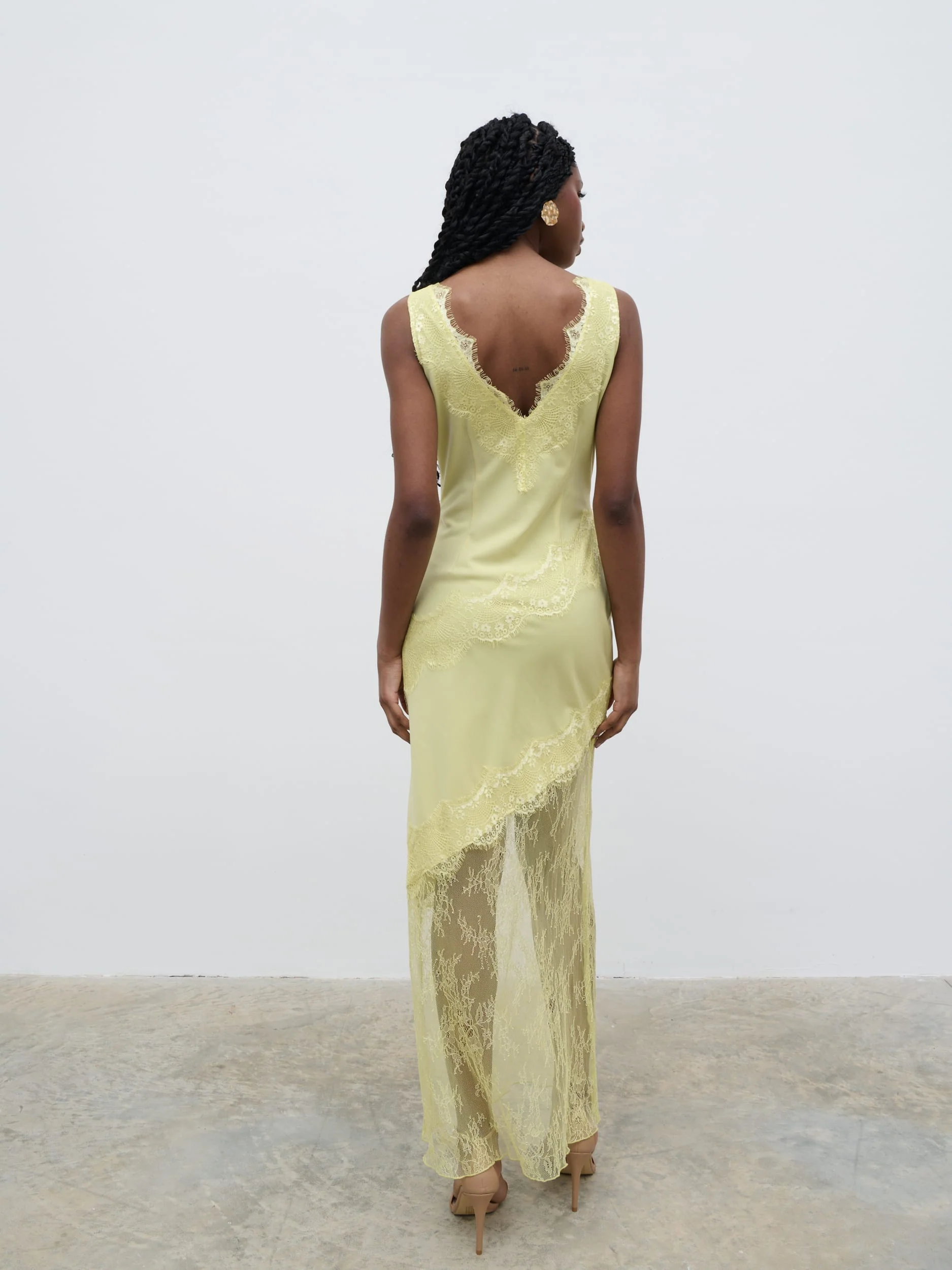 Robin Slip Maxi Dress - Pear Sorbet - Image 5