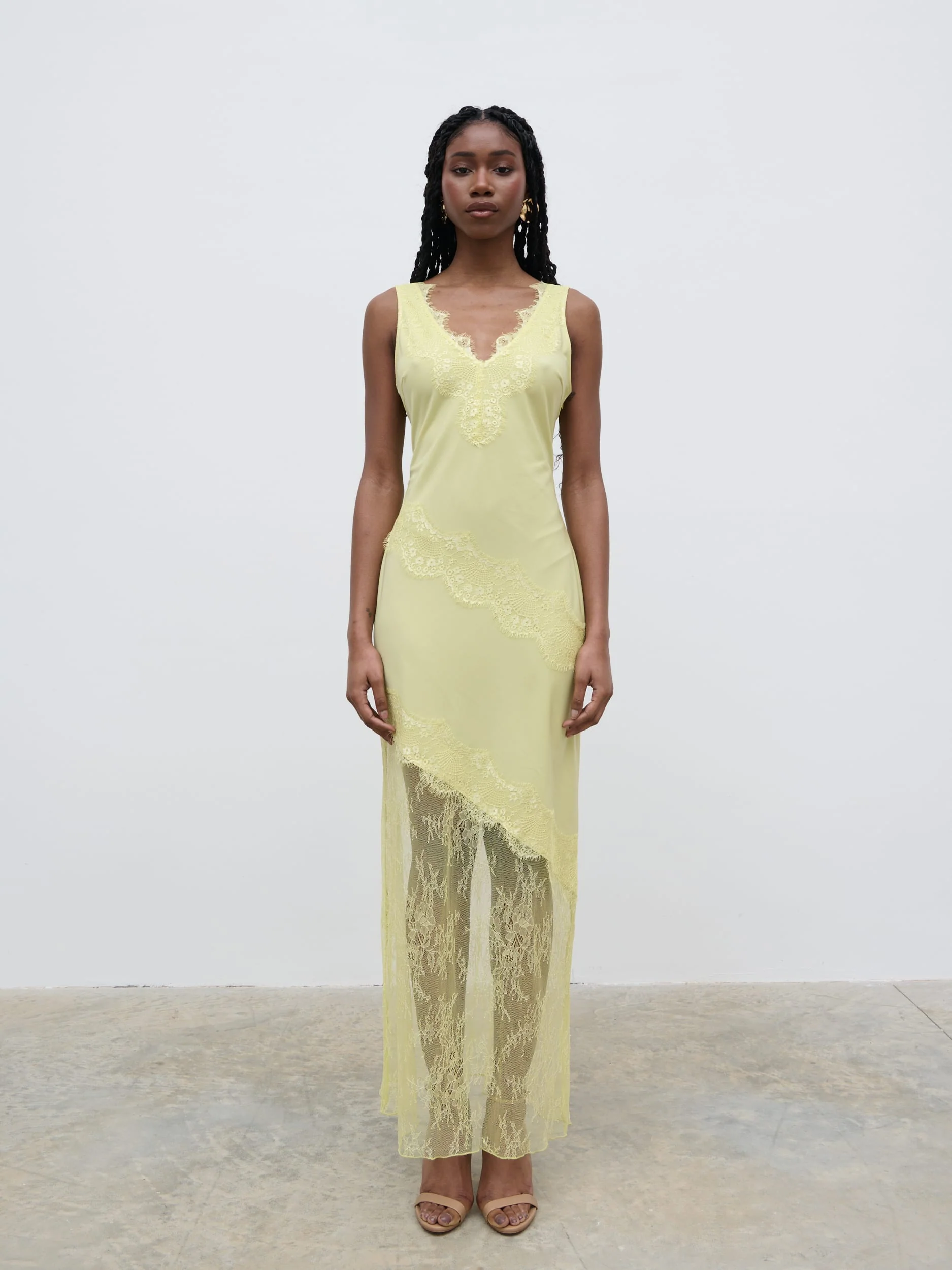 Robin Slip Maxi Dress - Pear Sorbet - Image 6