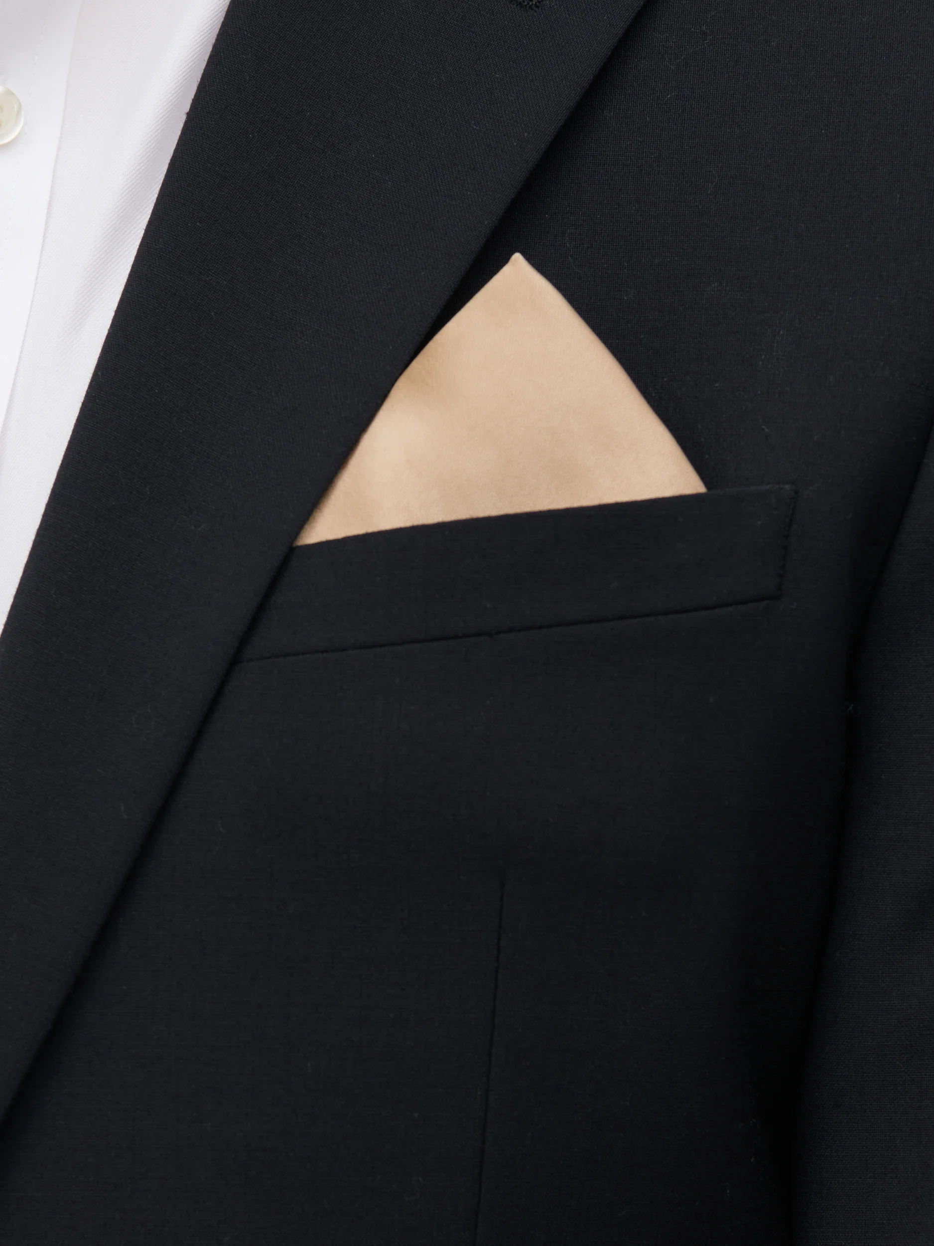 Satin Pocket Square - Bronze