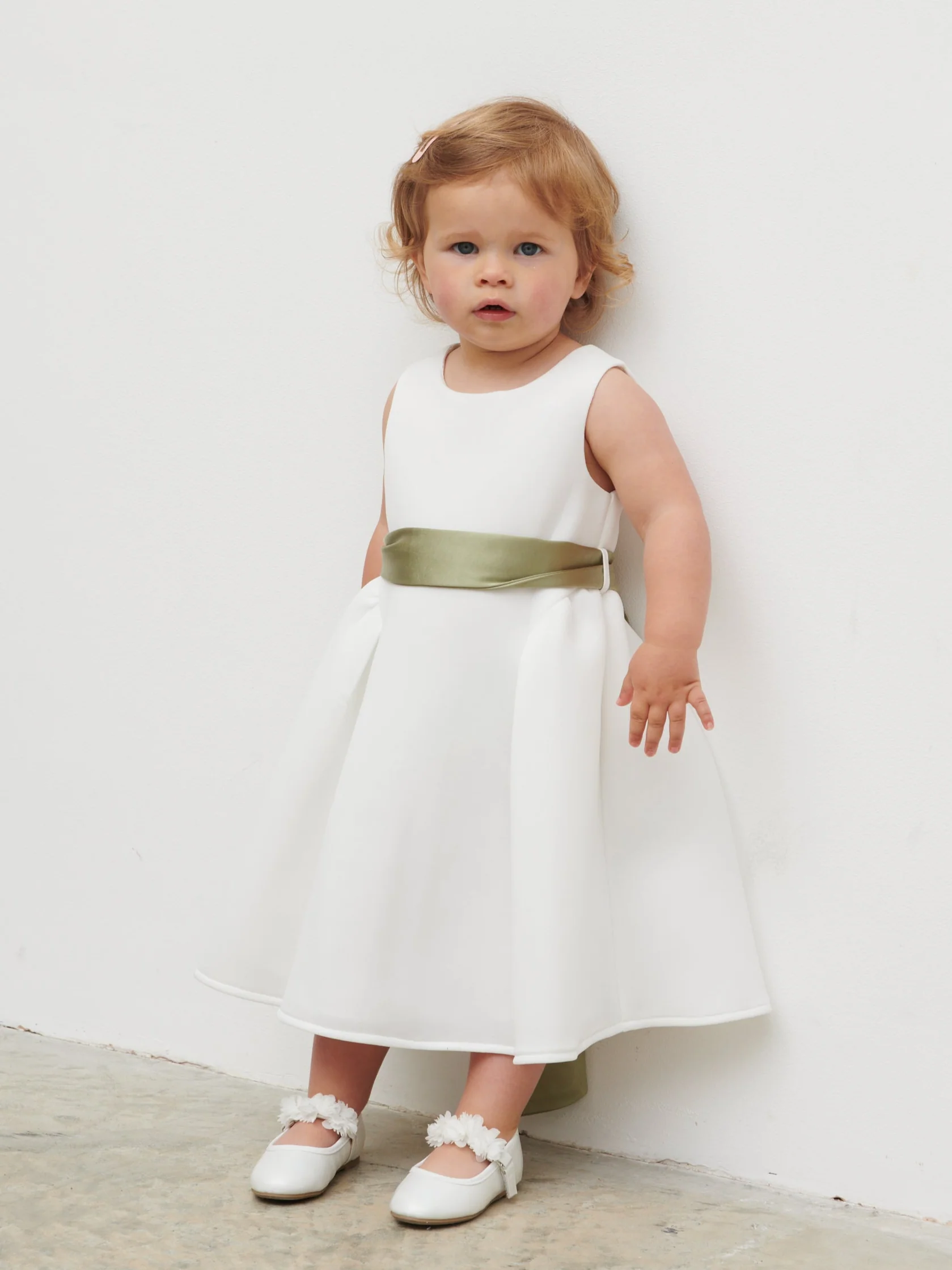 Satin Sash - Olive