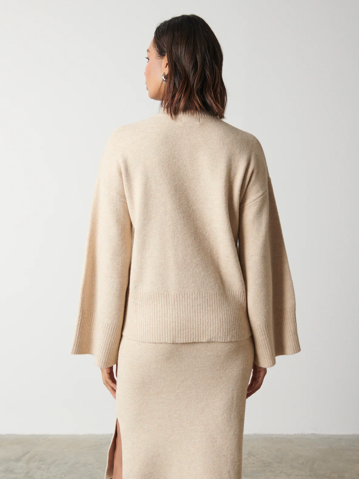 Sloane Kimono Sleeve Jumper - Oatmeal - Image 3